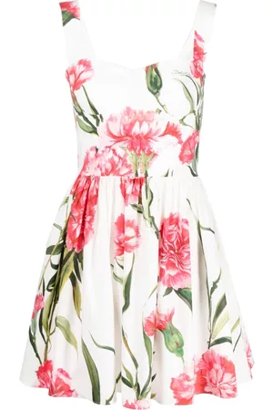 Dolce & Gabbana Mujer Vestidos de flores - Floral-print sleeveless dress