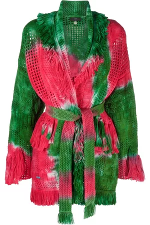 Alanui Cárdigan tejido con motivo tie-dye
