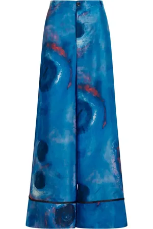 Marni Pantalones anchos con tiro alto