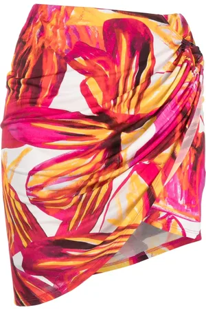 Louisa Ballou Falda corta con estampado Knight