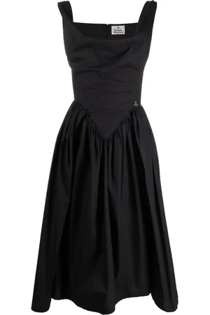 Vivienne Westwood Vestido estilo corset con cuello desbocado