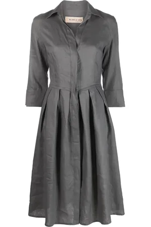 BLANCA Vestido camisero manga larga