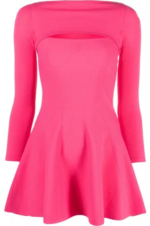 Dsquared2 Vestido corto acampanado con aberturas