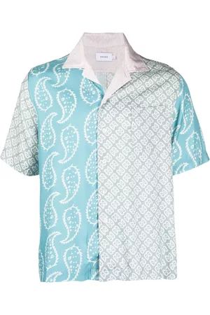 Rhude Camisa manga corta con estampado de bandana