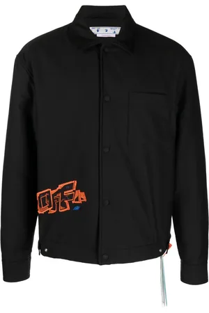 OFF-WHITE Chamarra con logo bordado