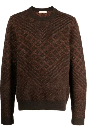 WALES BONNER Suéter con logo en jacquard