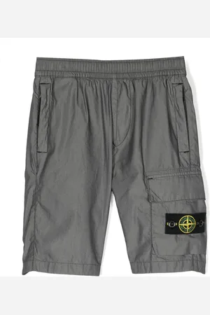 Stone Island Shorts deportivos con parche del logo