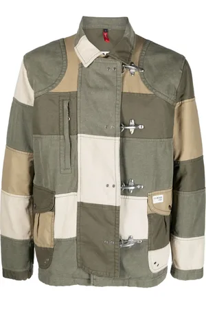 FAY Sobrecamisa con diseño patchwork