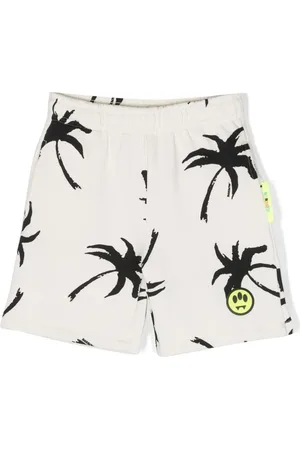 BARROW Shorts con palmeras estampadas