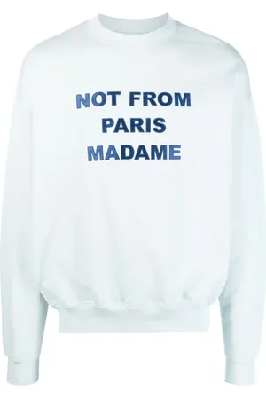 Drôle de Monsieur Sudadera con eslogan estampado