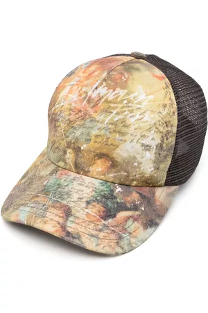Balmain Sky-print cotton trucker hat