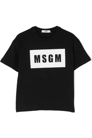 Msgm Playera con logo estampado