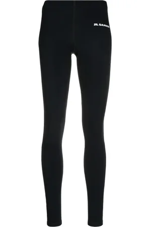 Jil Sander Leggins con logo estampado