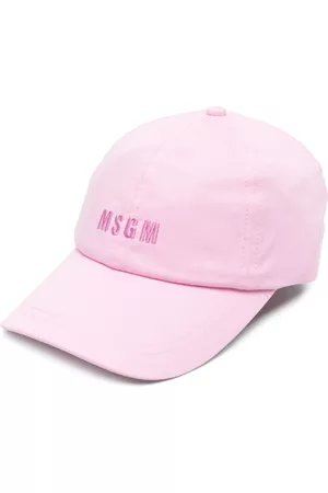 Msgm Embroidered-logo cotton baseball cap
