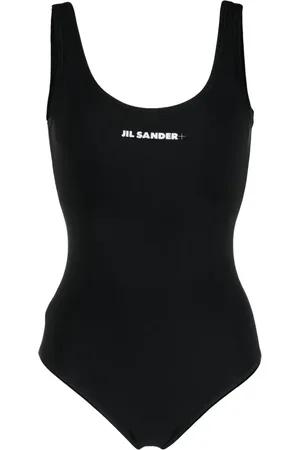 Jil Sander Traje de baño con logo estampado