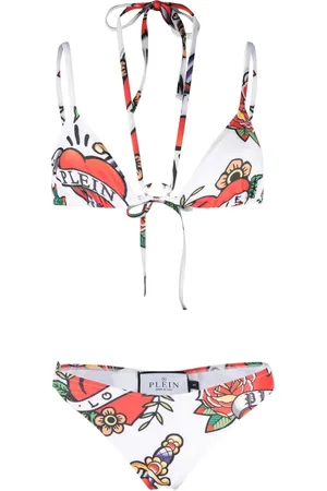 Philipp Plein Bikini con estampado Love
