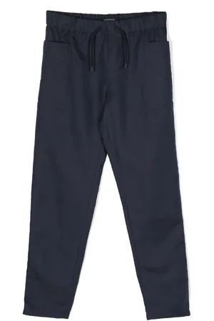 Emporio Armani Pants con cordones en la pretina