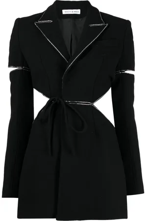 Mach & Mach Vestido tipo blazer con aberturas