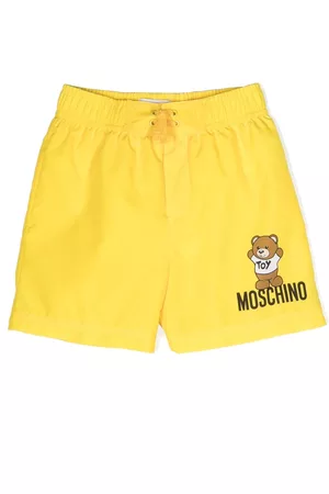 Moschino Teddy-print swim shorts