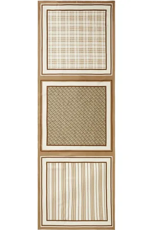 Burberry Mascada con estampado Montage