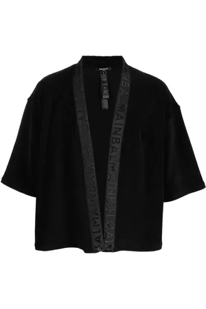 Balmain Bata con logo bordado