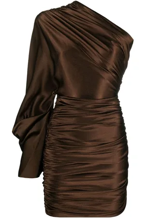 Solace Vestido corto Clara con hombro descubierto