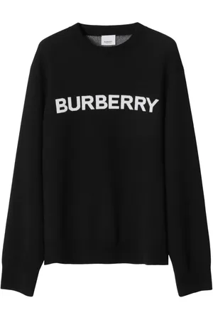 Burberry Suéter tejido con logo en intarsia