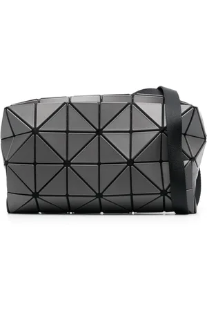 Issey Miyake Bolsa crossbody con motivo geométrico