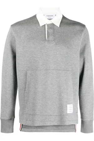 Thom Browne Playera tipo polo con parche del logo