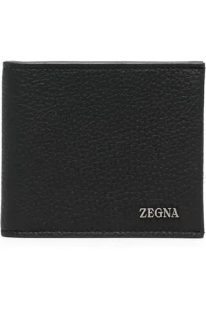 Ermenegildo Zegna Cartera plegable con placa del logo
