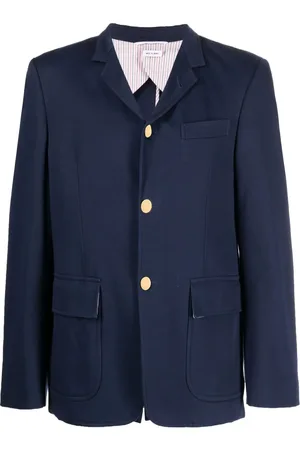 Thom Browne Blazer de vestir con rayas RWB