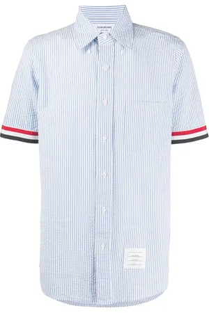Thom Browne Camisa manga corta con rayas