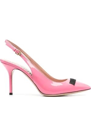 Moschino Zapatillas de charol con tacón de 90mm