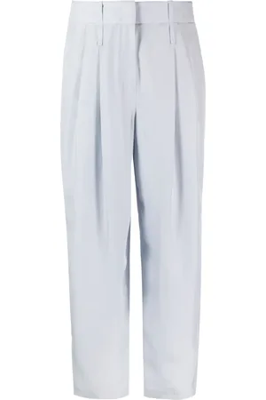 Giorgio Armani Pantalones tapered de seda