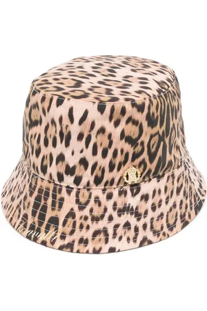 Roberto Cavalli Gorro de pescador con animal print