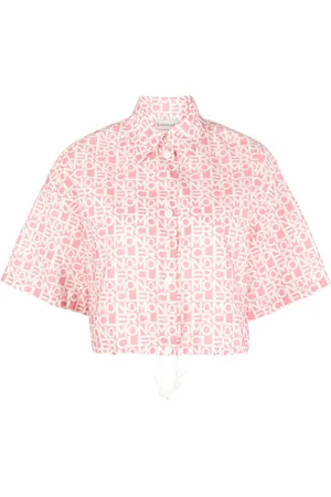 Moncler Camisa corta con logo estampado