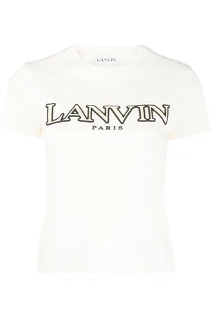 Lanvin Playera con parche del logo