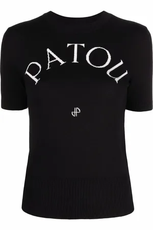Patou Top con logo en jacquard