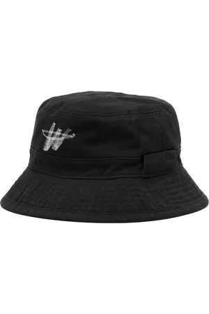 We11 Done Hombre Sombreros - Logo-print cotton bucket hat