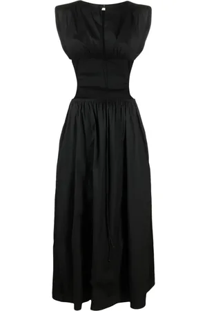 Serafini Vestido sin mangas con aberturas