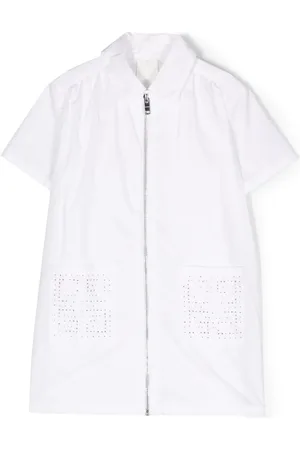 Givenchy Vestido estilo playera con logo y detalles de cristal