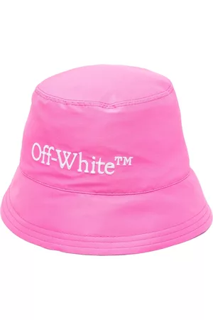 OFF-WHITE Mujer Sombreros - Embroidered-logo bucket hat