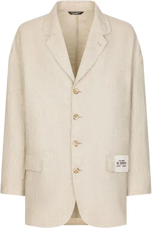 Dolce & Gabbana Blazer con botones y parche del logo