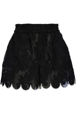 La DoubleJ Shorts con motivo floral en jacquard