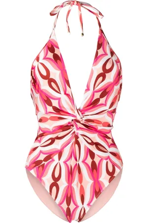 PATBO Traje de baño con escote y cuello halter