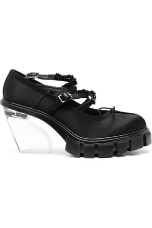 Simone Rocha Zapatillas con tacón transparente