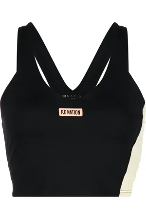 P.E Nation Brasier deportivo con paneles y parche del logo