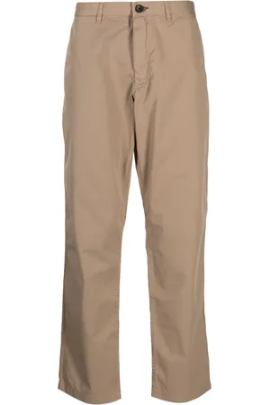 Paul Smith Pantalones tapered estilo chinos con parche del logo