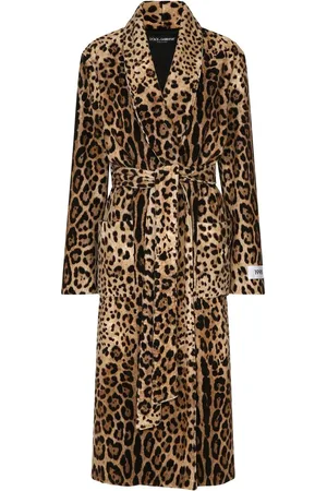 Dolce & Gabbana Abrigo KIM DOLCE&GABBANA con estampado de leopardo