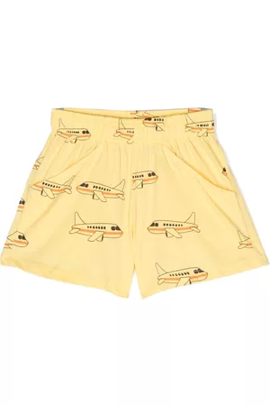 Mini Rodini Shorts con estampado de aviones